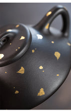 Load image into Gallery viewer, Yixing "Wen Ren Piao - Shi Piao" Teapot in No.1 Factory Recipe Dark Mud