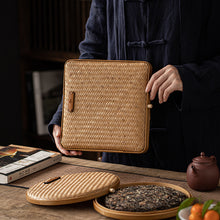 Charger l'image dans la galerie, Bamboo Box for Storaging Puerh / White Tea Cake