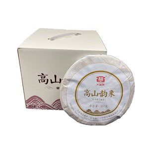 2019 DaYi "Gao Shan Yun Xiang " (High Mountain Flavor) Cake 357g Puerh Shou Cha Ripe Tea