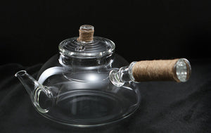 Chaozhou "Sha Tiao" Borosilicate Glass Water Boiling Kettle 700ml