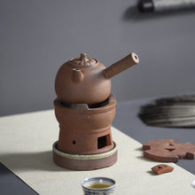 Load image into Gallery viewer, ChaoZhou Pottery "Nan Gua Hu"(Pumpkin Kettle), "Xiang Ding Lu" (Valencia Stove)