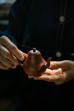 Load image into Gallery viewer, Yixing "Si Ting" Teapot in Zhao Zhuang Zhu Ni Clay