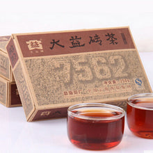 Load image into Gallery viewer, 2006 DaYi &quot;7562&quot; Brick 250g Puerh Shou Cha Ripe Tea - King Tea Mall