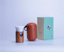 Load image into Gallery viewer, Portable Traveling Tea Sets, Porcelain &amp; Bamboo &amp; Glass, 5 Variations