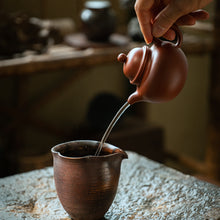 Load image into Gallery viewer, Yixing "Duo Qiu" Teapot 140ml "Zhao Zhuang Zhu Ni" Zhuni Mud