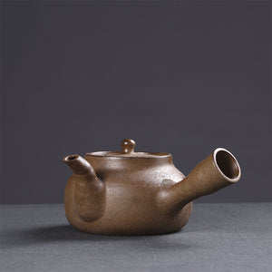 Chaozhou Pottery "Yong Fu" Water Boiling Kettle, Medical stone (Maifan Stone), around 600ml