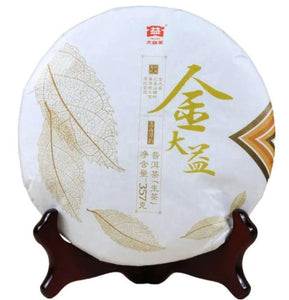2017 DaYi "Jin Da Yi" (Golden TAE) Cake 357g Puerh Sheng Cha Raw Tea - King Tea Mall