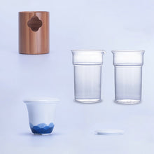 Load image into Gallery viewer, Portable Traveling Tea Sets, Porcelain &amp; Bamboo &amp; Glass, 5 Variations