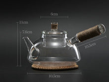 Laden Sie das Bild in den Galerie-Viewer, Chaozhou "Sha Tiao" Borosilicate Glass Water Boiling Kettle 700ml