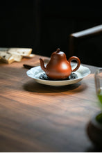 Load image into Gallery viewer, Yixing "Si Ting" Teapot in Zhao Zhuang Zhu Ni Clay