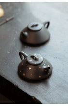 Load image into Gallery viewer, Yixing &quot;Wen Ren Piao - Shi Piao&quot; Teapot in No.1 Factory Recipe Dark Mud