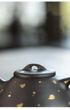 Load image into Gallery viewer, Yixing "Wen Ren Piao - Shi Piao" Teapot in No.1 Factory Recipe Dark Mud