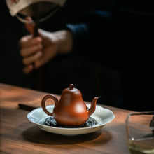 Load image into Gallery viewer, Yixing "Si Ting" Teapot in Zhao Zhuang Zhu Ni Clay