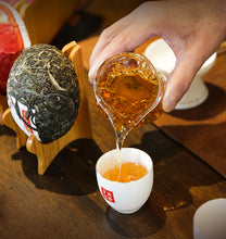 Load image into Gallery viewer, 2022 XiaGuan &quot;Hong Yin Tuo Cha&quot; (Red Mark - Spring Old Tree of Banzhang + Xigui + Bingdao + Yiwu + Jingmai) Tuo 250g Puerh Sheng Cha Raw Tea