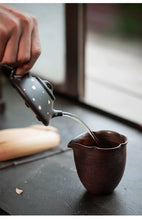 Load image into Gallery viewer, Yixing "Wen Ren Piao - Shi Piao" Teapot in No.1 Factory Recipe Dark Mud