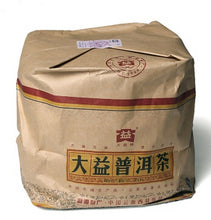 Load image into Gallery viewer, 2008 DaYi &quot;Qi Zi Zhi Ge&quot; (Songs for 7 Sons) Cake 357g Puerh Shou Cha Ripe Tea - King Tea Mall