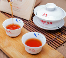 Load image into Gallery viewer, 2014 MengKu RongShi "Mu Ye Chun" (Mellow Tree Leaf) Cake 100g*5pcs Puerh Ripe Tea Shou Cha - King Tea Mall