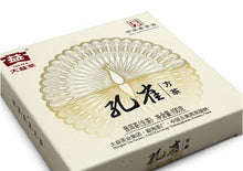 Load image into Gallery viewer, 2012 DaYi "Kong Que Fang Zhuan" (Peacock Square Brick ) 100g Puerh Sheng Cha Raw Tea - King Tea Mall