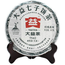 Load image into Gallery viewer, 2010 DaYi "7542" Cake 357g Puerh Sheng Cha Raw Tea - King Tea Mall