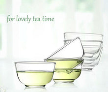 Load image into Gallery viewer, Glass Tea Cups 3 piece/set 30ml/pcs Heat-Cold Resistant Transparent - King Tea Mall