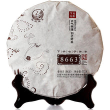 Load image into Gallery viewer, 2014 XiaGuan &quot;8663&quot; Cake 357g Puerh Shou Cha Ripe Tea - King Tea Mall