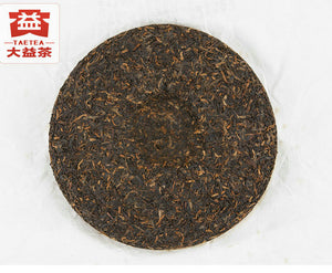 2013 DaYi "Long Zhu" (Dragon Pillar) Cake 357g Puerh Shou Cha Ripe Tea - King Tea Mall