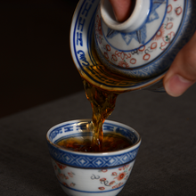 Load image into Gallery viewer, Jingdezhen "Qing Hua Ci" (Blue & White Porcelain) Tea Cup 35 CC, Gaiwan 140 CC /175 CC, KTM000