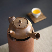 Laden Sie das Bild in den Galerie-Viewer, Chaozhou Pottery "Yong Fu" Water Boiling Kettle, Medical stone (Maifan Stone), around 600ml