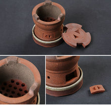 Load image into Gallery viewer, ChaoZhou Pottery "Nan Gua Hu"(Pumpkin Kettle), "Xiang Ding Lu" (Valencia Stove)