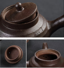 Load image into Gallery viewer, ChaoZhou Pottery "Zheng Zhi Lu"(Honest Stove), "Gao Sheng Hu" (Arising Kettle) 430ml