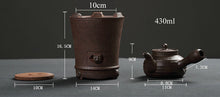 Load image into Gallery viewer, ChaoZhou Pottery &quot;Zheng Zhi Lu&quot;(Honest Stove), &quot;Gao Sheng Hu&quot; (Arising Kettle) 430ml