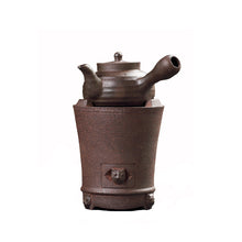 Load image into Gallery viewer, ChaoZhou Pottery &quot;Zheng Zhi Lu&quot;(Honest Stove), &quot;Gao Sheng Hu&quot; (Arising Kettle) 430ml