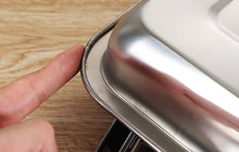 Charger l'image dans la galerie, Rectangle Stainless Steel Tea Tray with Water Tank 5 Variations