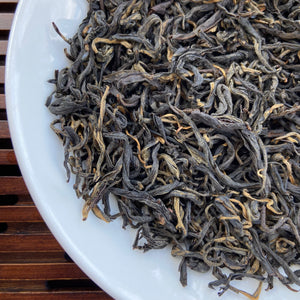 2022 Black Tea "Shai Hong" (Hong Cha - Sun Dried), A Grade Loose Leaf Tea, Dian Hong, FengQing, Yunnan