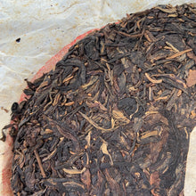 Load image into Gallery viewer, 2000 XiaGuan &quot;Qian Xi Hong Yin&quot; (Millennium Red Mark)Cake 357g Puerh Raw Tea Sheng Cha, Menghai