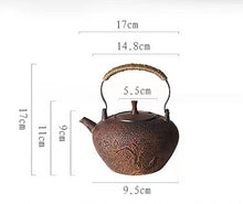 Load image into Gallery viewer, Chaozhou "Sha Tiao" Water Boiling Kettle with Artisanal Design 900ml