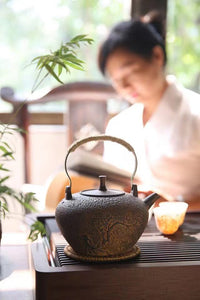 Chaozhou "Sha Tiao" Water Boiling Kettle with Artisanal Design 900ml