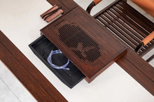 Charger l'image dans la galerie, Bamboo Tea Tray "Xi Shang Mei Shao" (Lucky Sparrow) / Board / Saucer with Water Tank