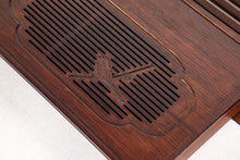 Charger l'image dans la galerie, Bamboo Tea Tray "Xi Shang Mei Shao" (Lucky Sparrow) / Board / Saucer with Water Tank