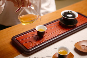 Heavy Bamboo Tea Tray / Saucer / Board  "Yun Bo" - King Tea Mall