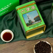 Laden Sie das Bild in den Galerie-Viewer, 2019 CNNP Liu Bao &quot;Gong Ti Guan - Lv Guan - Yi Ji&quot; (Gongti Can -  Green Can - 1st Grade - Aged from 2011) Liu Pao Tea, 250g/Tin Liubao, Dark Tea,  Wuzhou, Guangxi