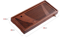 Load image into Gallery viewer, Bamboo Tea Tray with Water Tank 2 Variations Big / Small