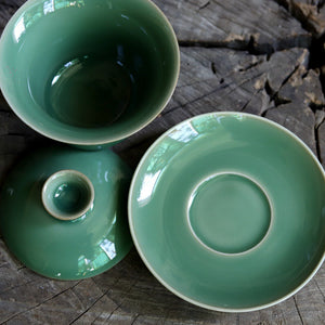 "Qing Ci" Celadon Porcelain Gaiwan 100ml / 170ml