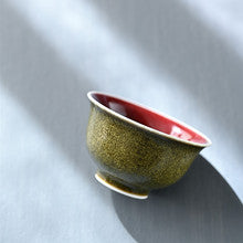 Load image into Gallery viewer, Handmade Fancy Glaze Porcelain "Gai Wan" 110ml, Cup 100ml, 2 Variations of Each, Fambe Jingdezhen China Gaiwan, Gongfu Teawares