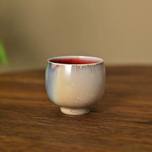 Load image into Gallery viewer, Handmade Fancy Glaze Porcelain "Gai Wan" 110ml, Cup 100ml, 2 Variations of Each, Fambe Jingdezhen China Gaiwan, Gongfu Teawares