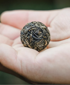 2025 XiaGuan "You Le - Long Zhu" (Youle - Yiwu Region - Dragon Ball) Tuo 160g/Box Puerh Raw Tea Sheng Cha, Banna Region