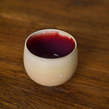 Load image into Gallery viewer, Handmade Fancy Glaze Porcelain "Gai Wan" 110ml, Cup 100ml, 2 Variations of Each, Fambe Jingdezhen China Gaiwan, Gongfu Teawares