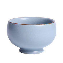 Load image into Gallery viewer, Ru Yao Kiln Gaiwan, Cup, Pitcher, and Strainer Set