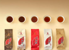 Load image into Gallery viewer, Wuyi Star "Da Hong Pao – Wu Xiang" (Five-Variety Da Hong Pao Tasting Set - Refreshing + Mellow + Rich + Aged + Roasted Aromas) 45g/Box Wuyi Yancha – Rock / Cliff Oolong Tea