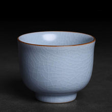 Load image into Gallery viewer, Ru Yao Kiln Gaiwan, Cup, Pitcher, and Strainer Set